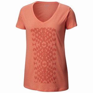 Columbia Morse Square™ Kortärmad Tee Dam Rosa (IDPKY0128)